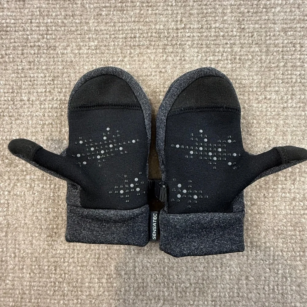 Head Sensatec Childerens‎ Mittens Charcoal Gray Heathered Touchscreen XS